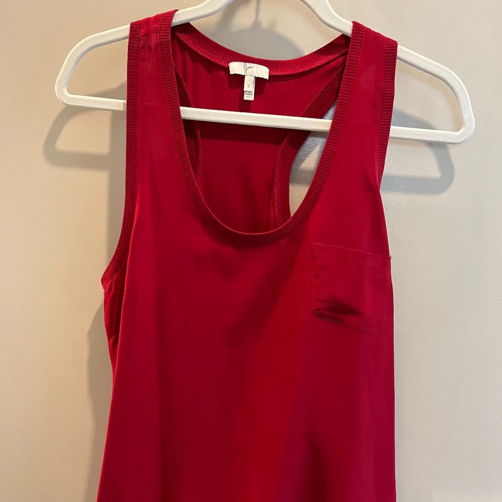 Joie %100 silk blouse tank size small